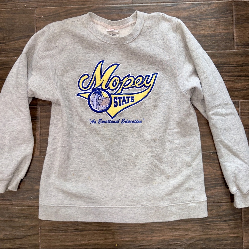 Eeyore "Mopey State" Disney sweatshirt